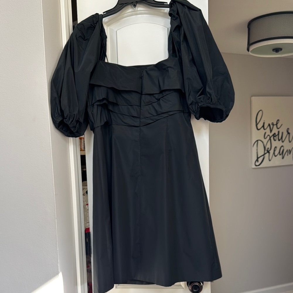 Black A-Line Puff Sleeve MARELLA Cocktail Dress - Picture 6 of 9